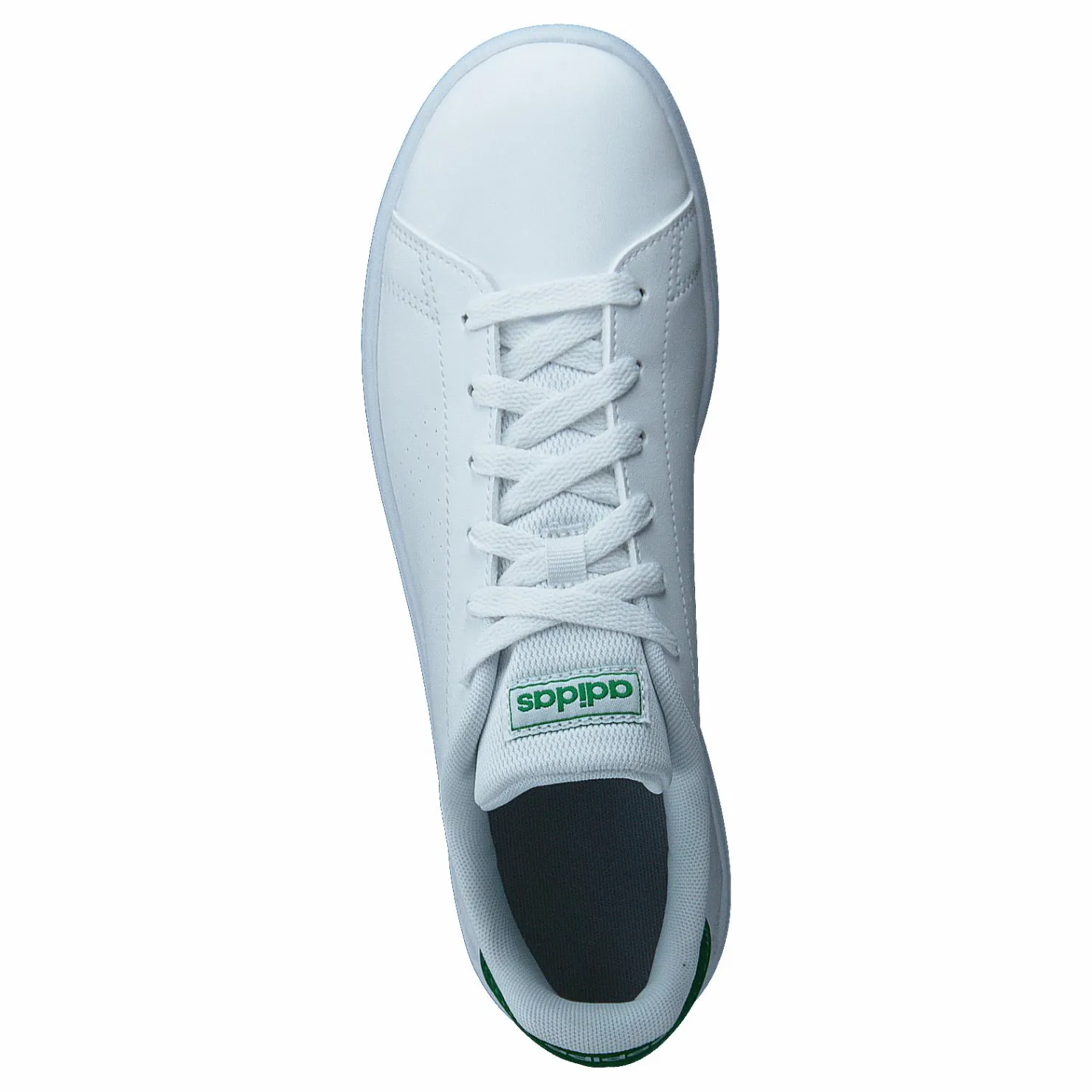 adidas Advantage Shoes Cloud White / Green / Grey Two Vit Online