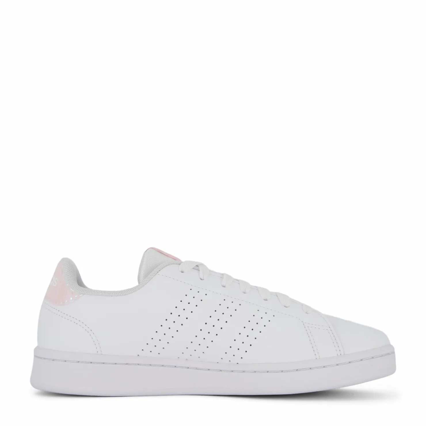adidas Advantage Shoes Cloud White / Cloud White / Clear Pink Vit Clearance