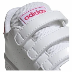 adidas Advantage Shoes Cloud White / Real Pink / Cloud White Vit Sale