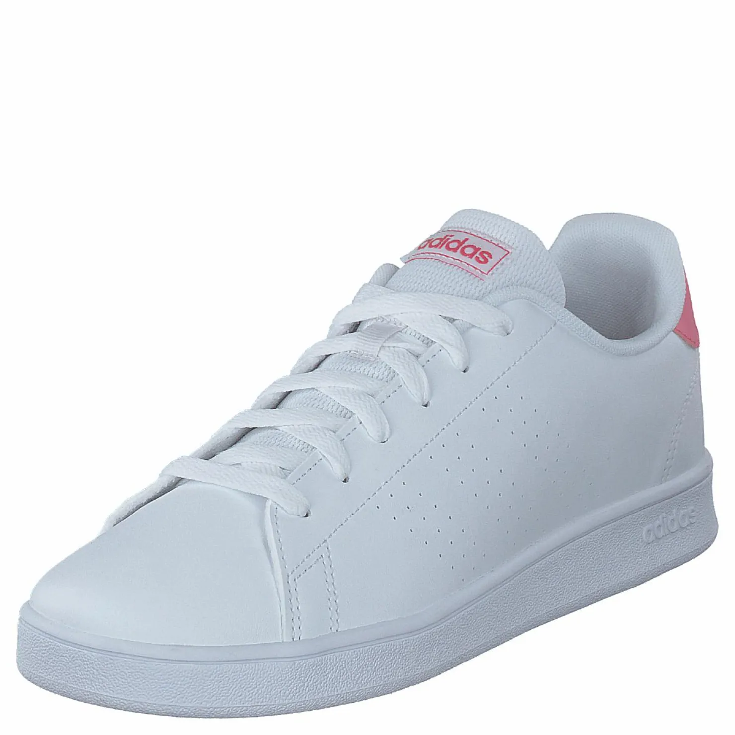 adidas Advantage Shoes Cloud White / Real Pink / Cloud White Vit och Rosa Outlet