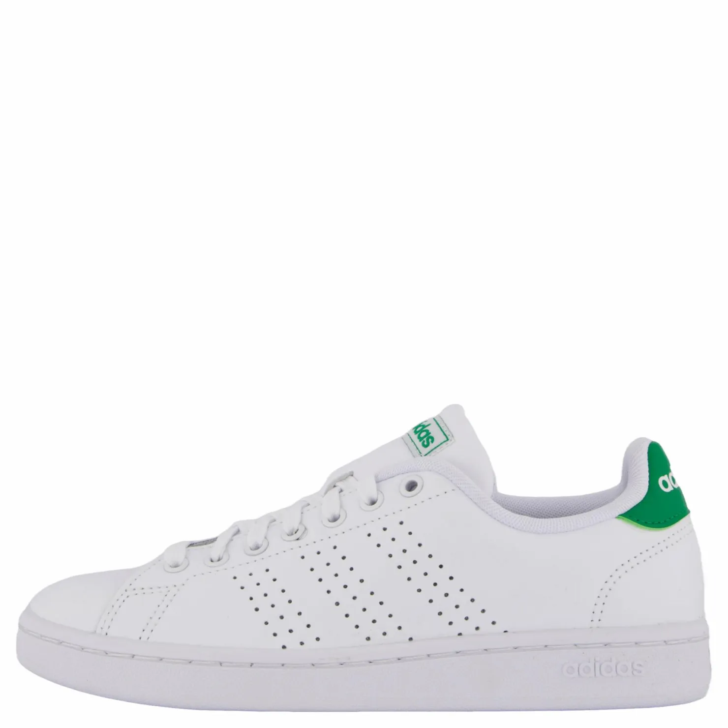 adidas Advantage Shoes Cloud White / Cloud White / Green Vit Clearance