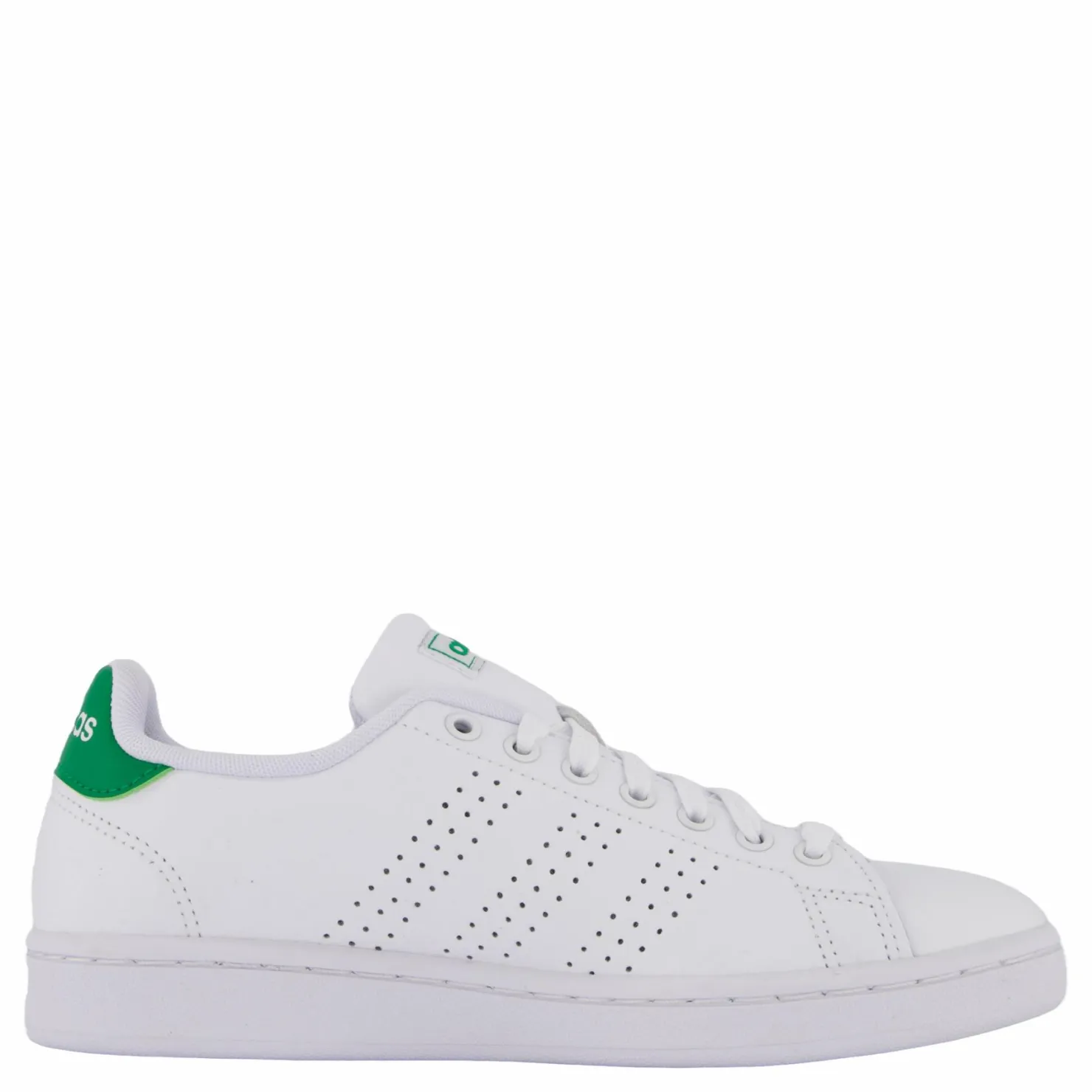 adidas Advantage Shoes Cloud White / Cloud White / Green Vit Clearance