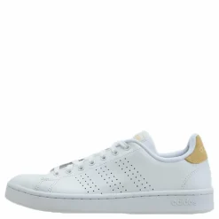 adidas Advantage Shoes Cloud White / Cloud White / Orange Tint Vit Sale