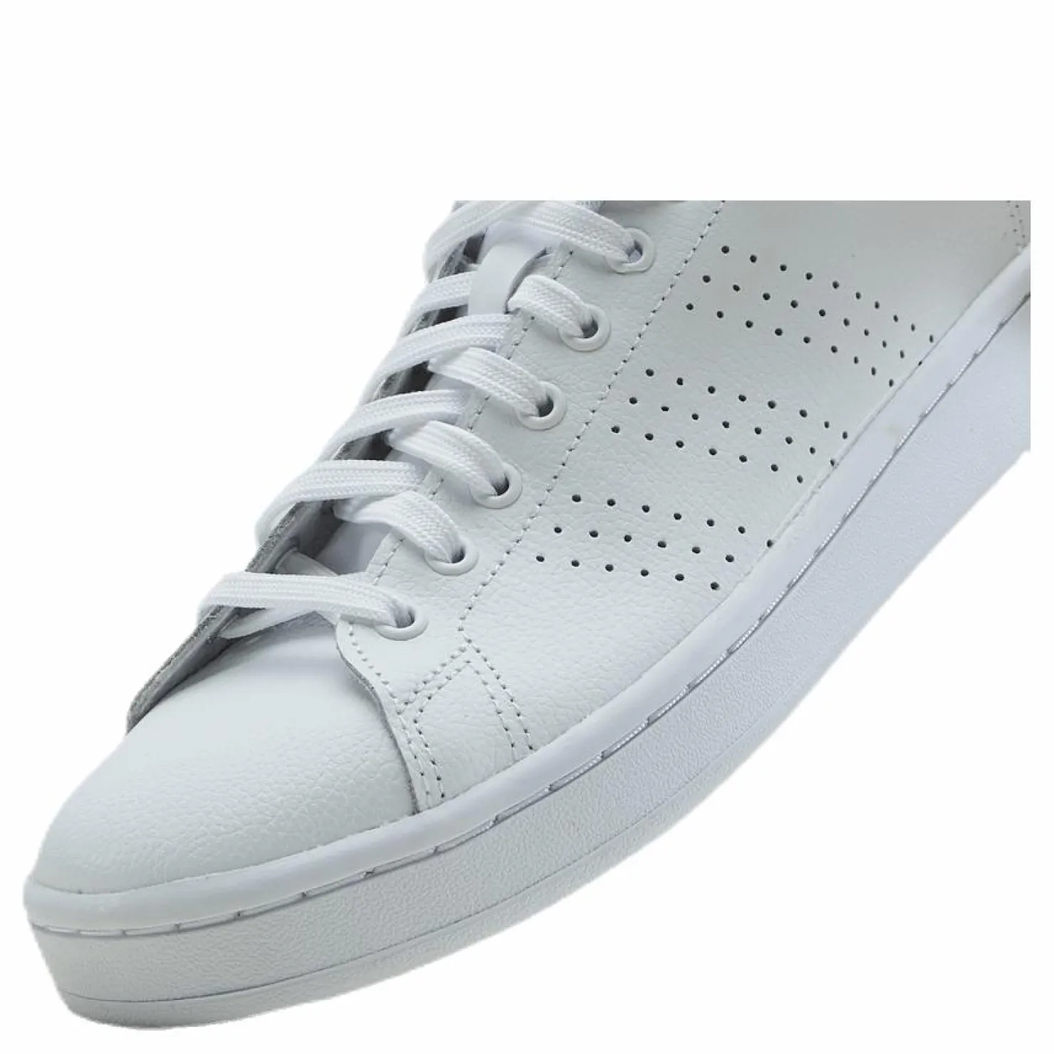 adidas Advantage Shoes Cloud White / Cloud White / Orange Tint Vit Sale