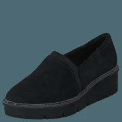 Clarks Airabell Mid Black Sde Svart Clearance