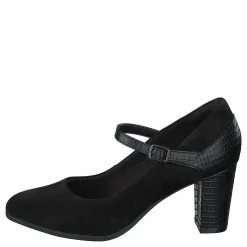 Clarks Alayna Shine Black Suede / Synthetic Combi Svart Hot