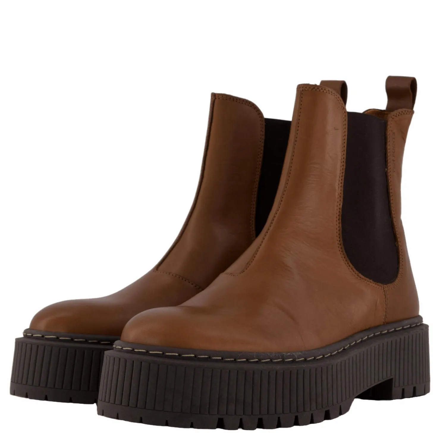 Ten Points Alina Chelsea Boots Brown Brun Best