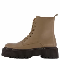 Ten Points Alina Laced Boots Taupe Brun Hot