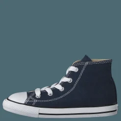 Converse All Star Canvas-Hi Navy Blå Discount