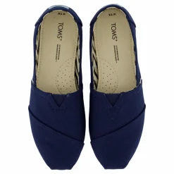 Toms Alp Recycled Cotton Canvas Navy Blå New