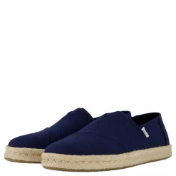 Toms Alp Recycled Cotton Slubby Wov Navy Blue New