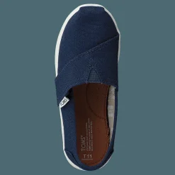 Toms Alpargata Tiny Navy Canvas Blå New