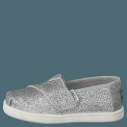 Toms Alpargata Tiny Silver Iridescent Glimmer Silver och Grå Online