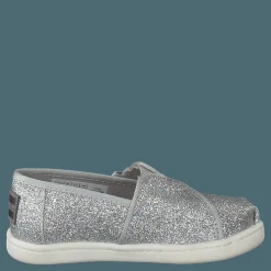 Toms Alpargata Tiny Silver Iridescent Glimmer Silver och Grå Online