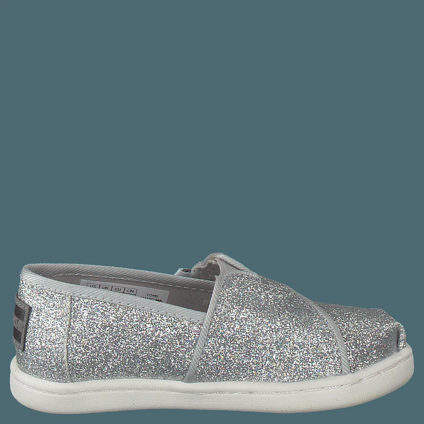 Toms Alpargata Tiny Silver Iridescent Glimmer Silver och Grå Online