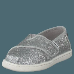 Toms Alpargata Tiny Silver Iridescent Glimmer Silver och Grå Online