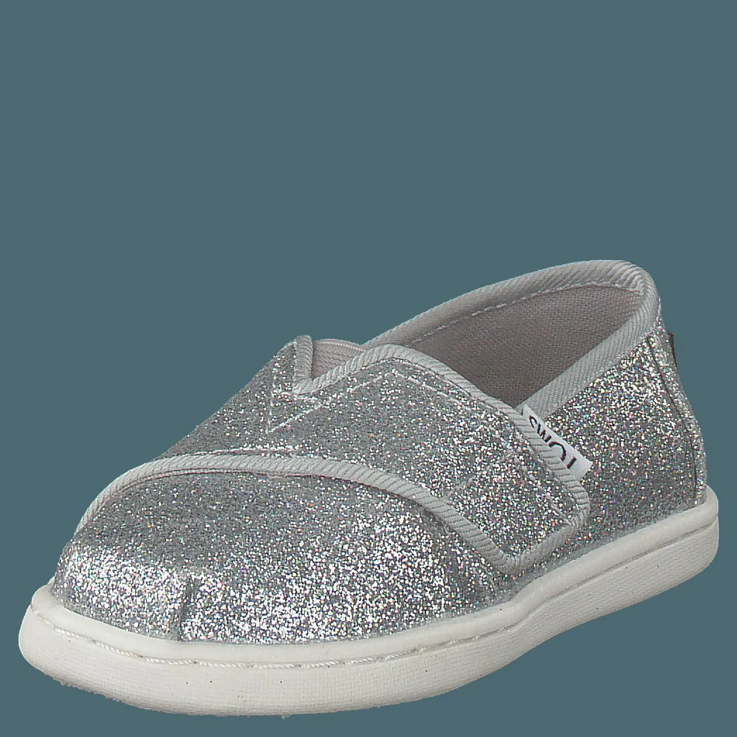 Toms Alpargata Tiny Silver Iridescent Glimmer Silver och Grå Online