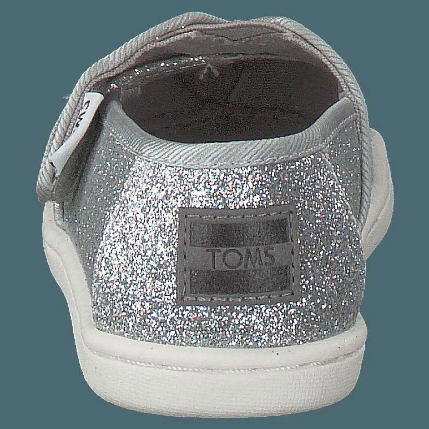 Toms Alpargata Tiny Silver Iridescent Glimmer Silver och Grå Online