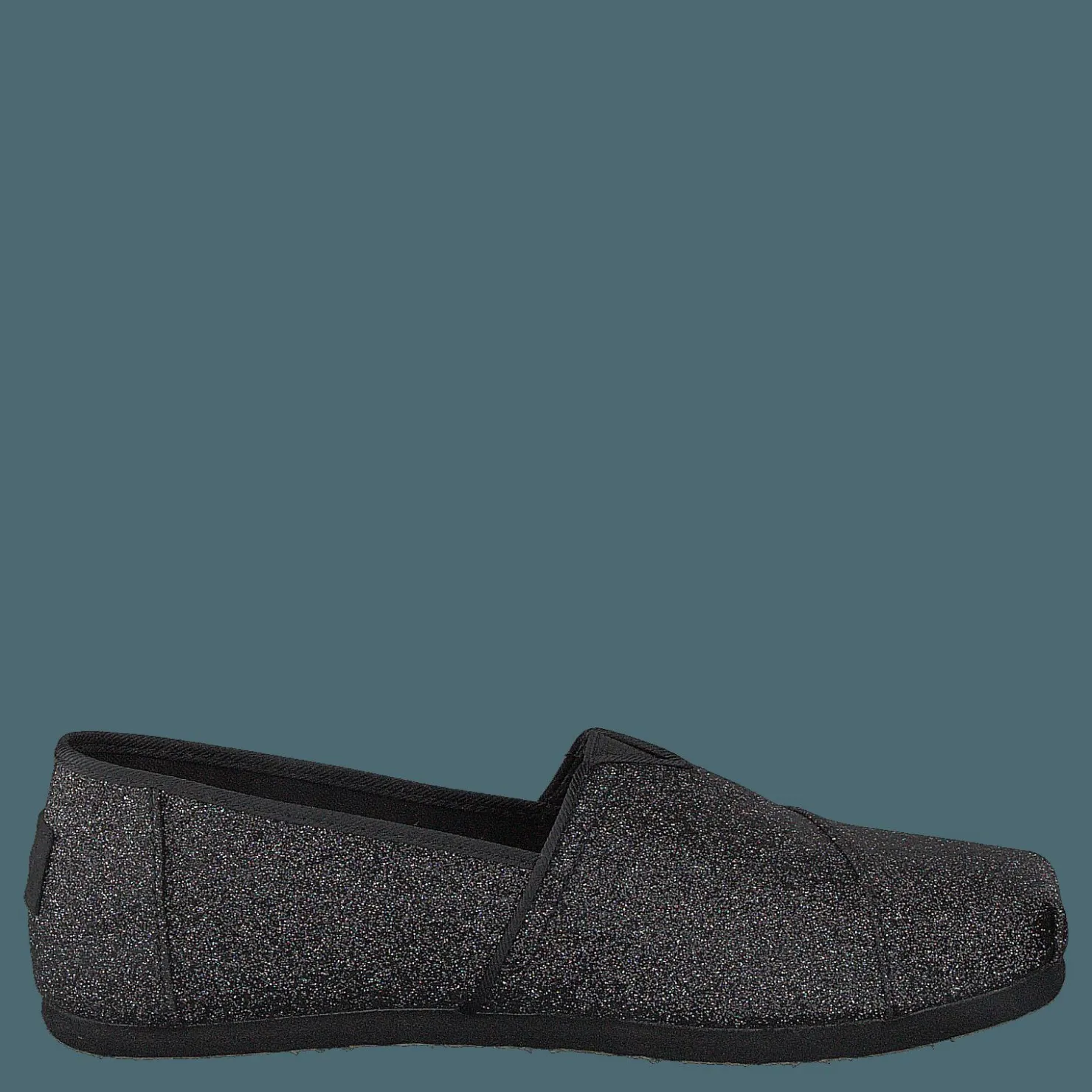 Toms Alpargata Youth Black Iridescent Glimmer Svart Best