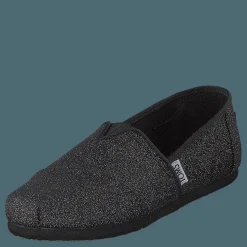 Toms Alpargata Youth Black Iridescent Glimmer Svart Best