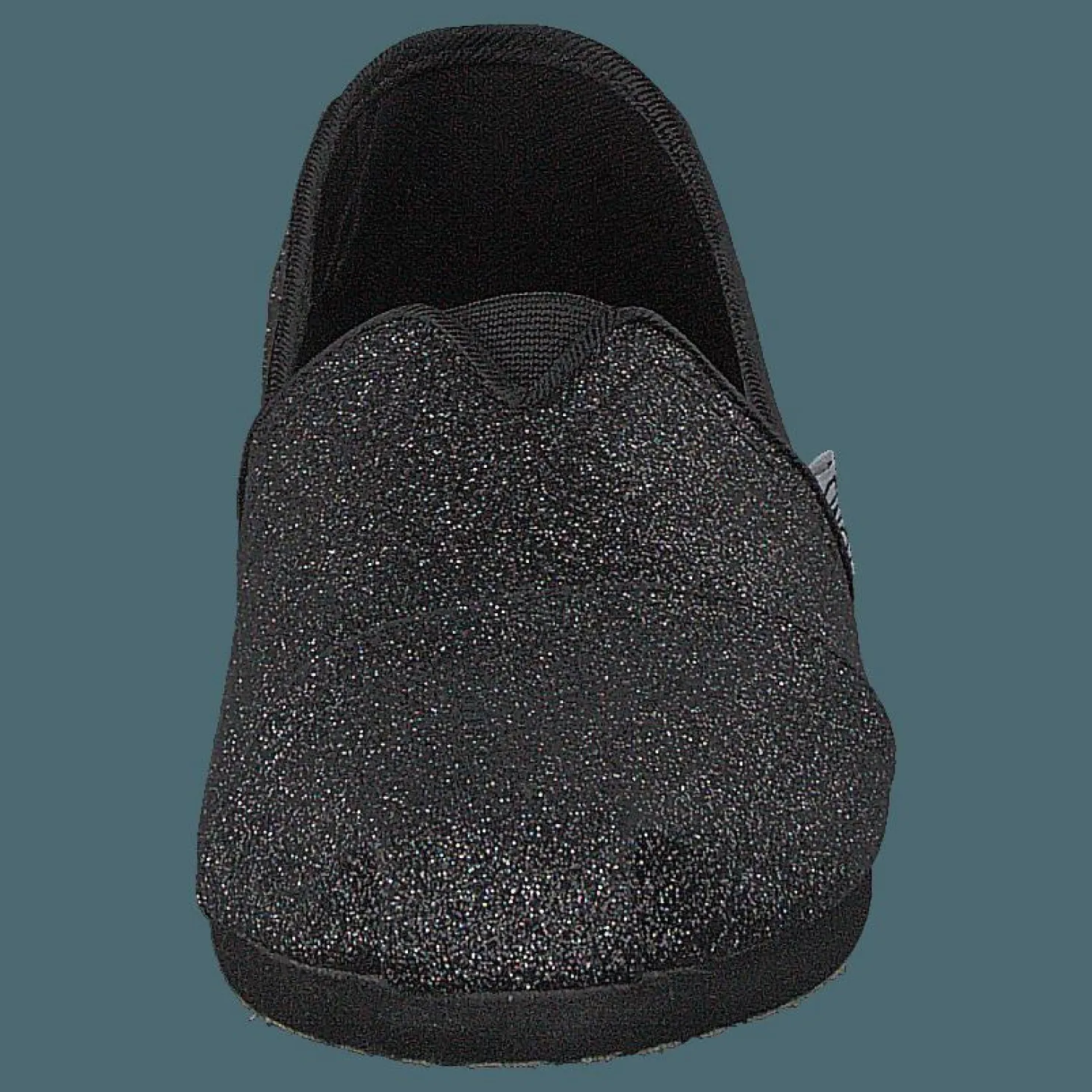 Toms Alpargata Youth Black Iridescent Glimmer Svart Best