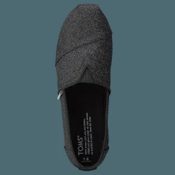 Toms Alpargata Youth Black Iridescent Glimmer Svart Best