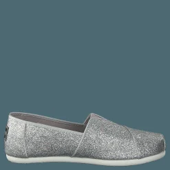 Toms Alpargata Youth Silver Iridescent Glimmer Silver och Grå