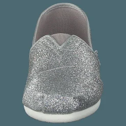 Toms Alpargata Youth Silver Iridescent Glimmer Silver och Grå