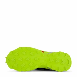 Salomon Alphacross 4 Gtx Ebony/pearl Blue/acid Lime Grå Sale