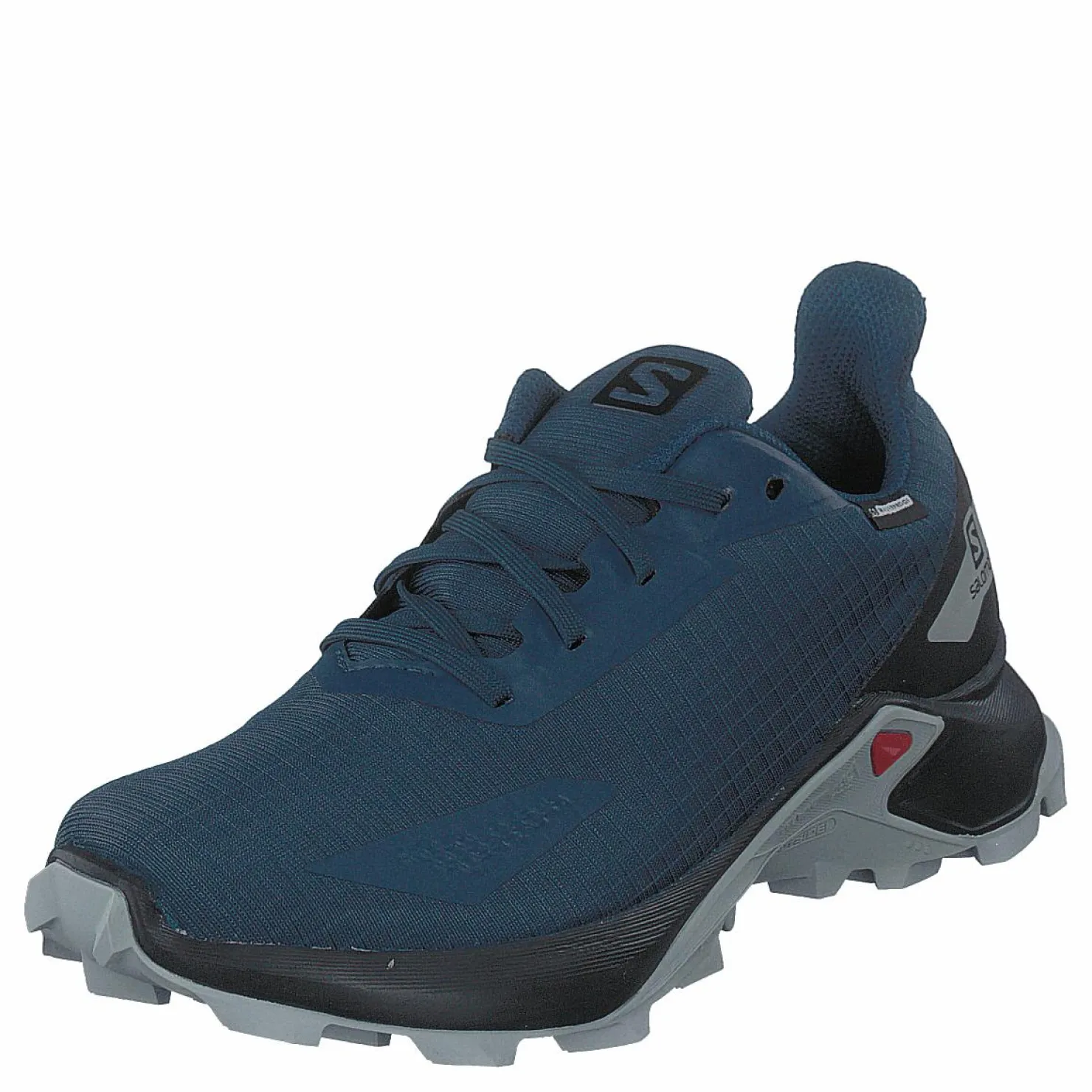Salomon Alphacross Blast Cswp J Dark Denim/black/pearl Blue Blå Hot