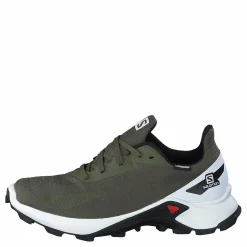 Salomon Alphacross Blast Cswp J Olive Night/wht/black Grön Best