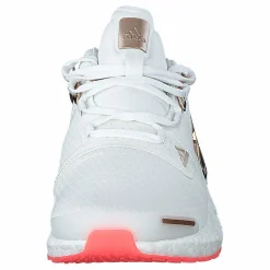 adidas Alphatorsion Boost Shoes Cloud White / Copper Metallic / Signal Pink / Coral Brun och Vit Clearance