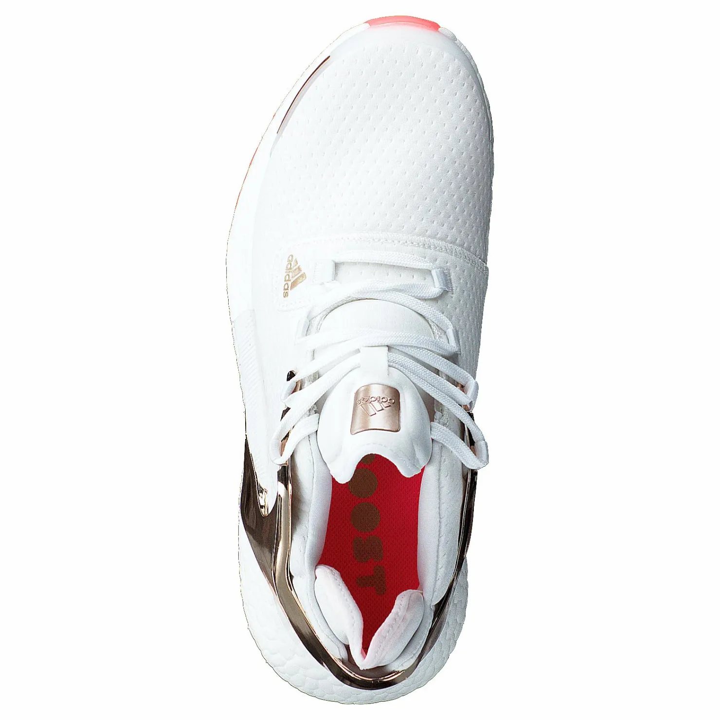 adidas Alphatorsion Boost Shoes Cloud White / Copper Metallic / Signal Pink / Coral Brun och Vit Clearance