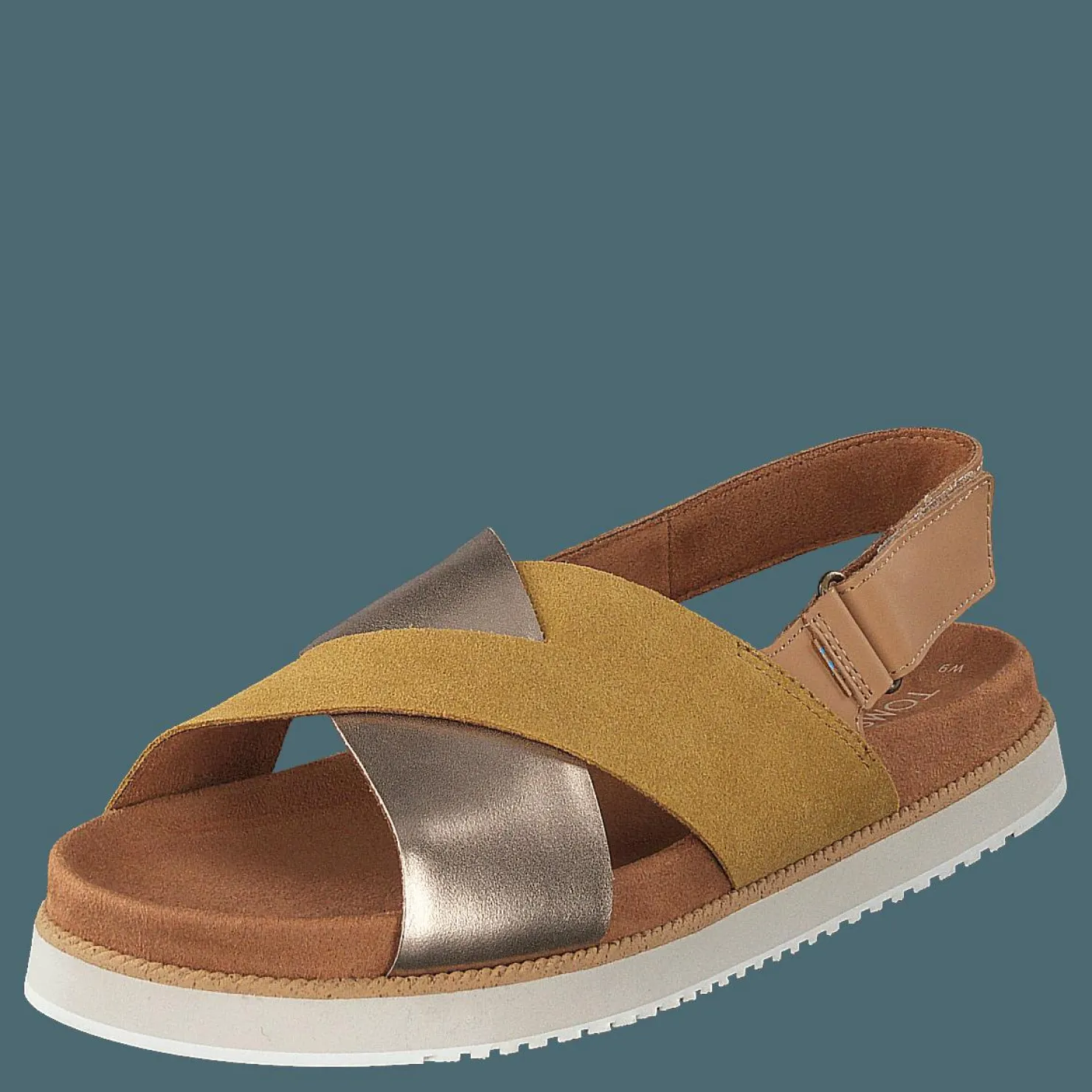 Toms Amb Gld Suede/metall Wm Marisa Gold Guld och Brun Clearance