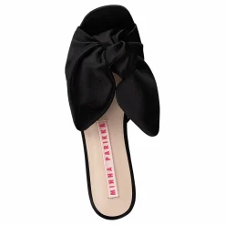 Minna Parikka Amelia Black Satin Svart Outlet