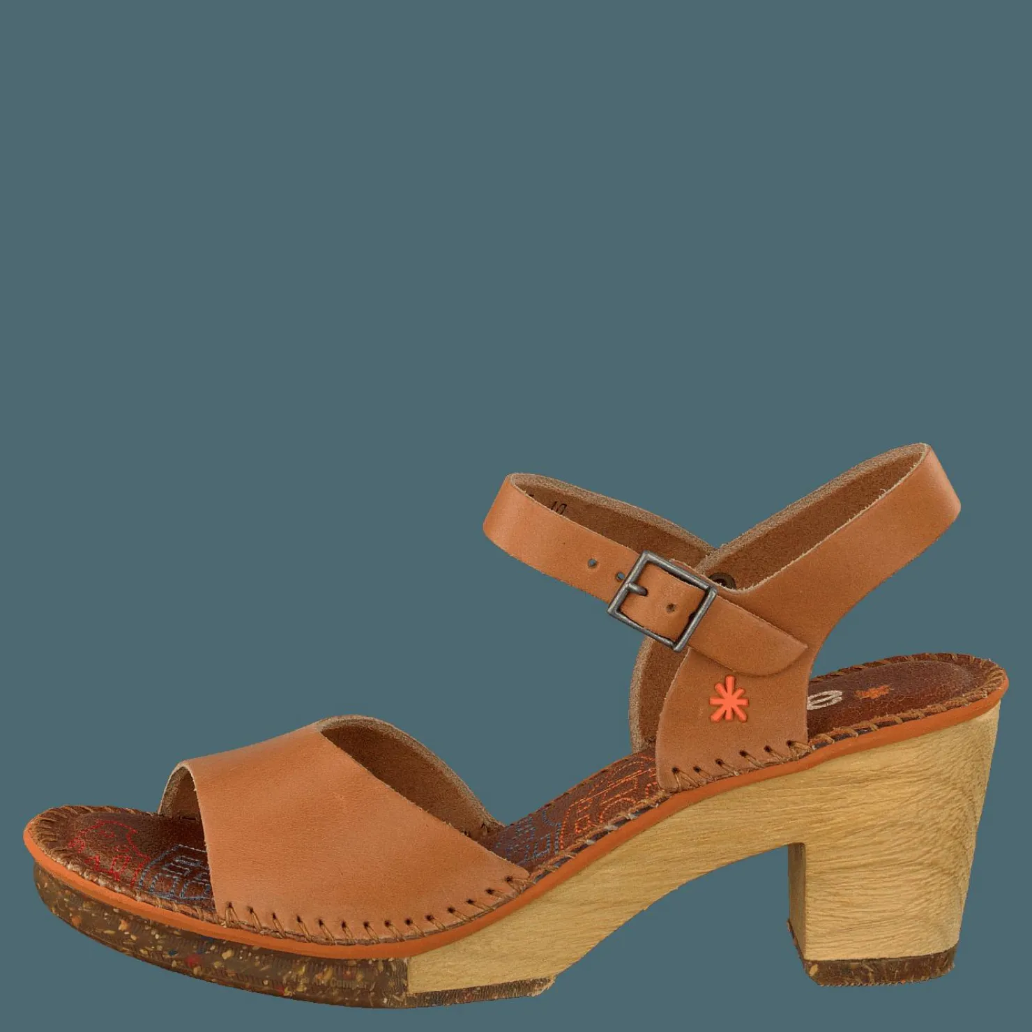 Art Amsterdam 325 Cuero Orange och Brun Clearance