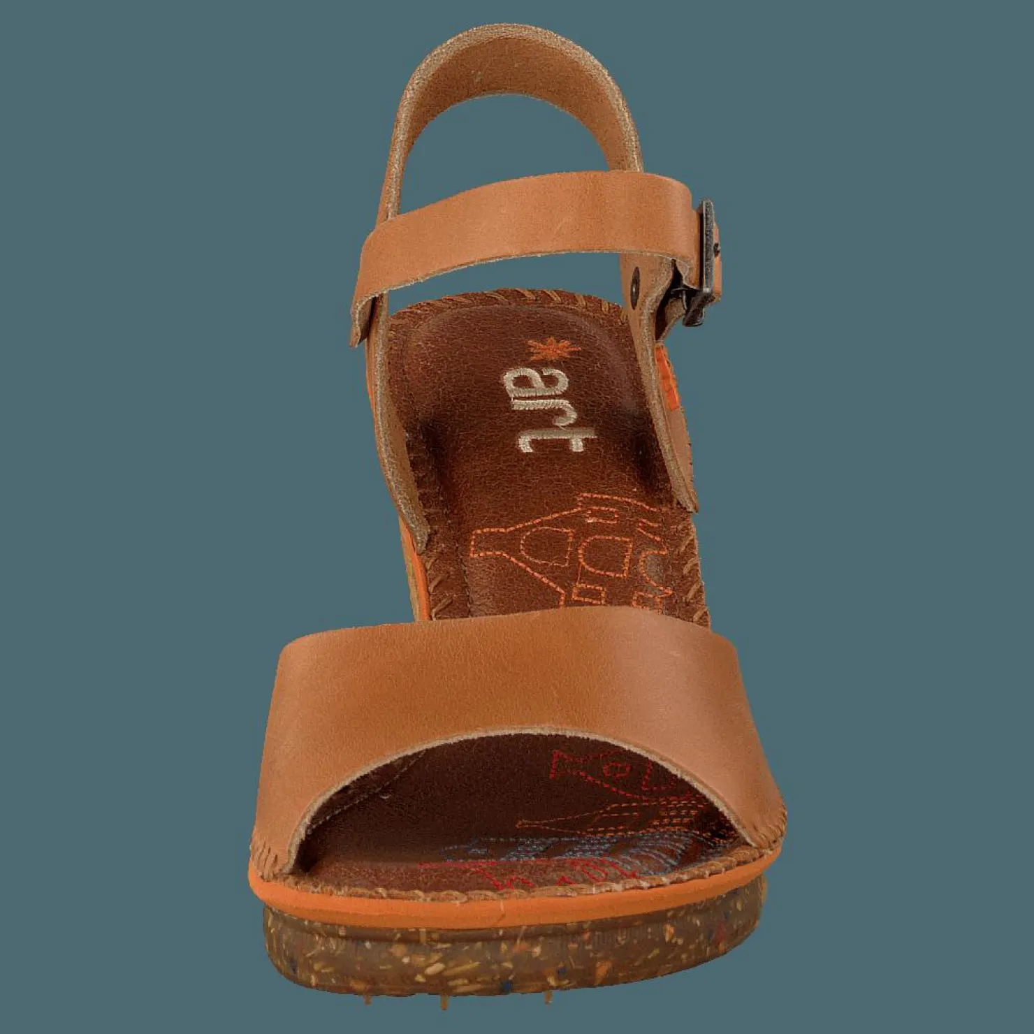 Art Amsterdam 325 Cuero Orange och Brun Clearance