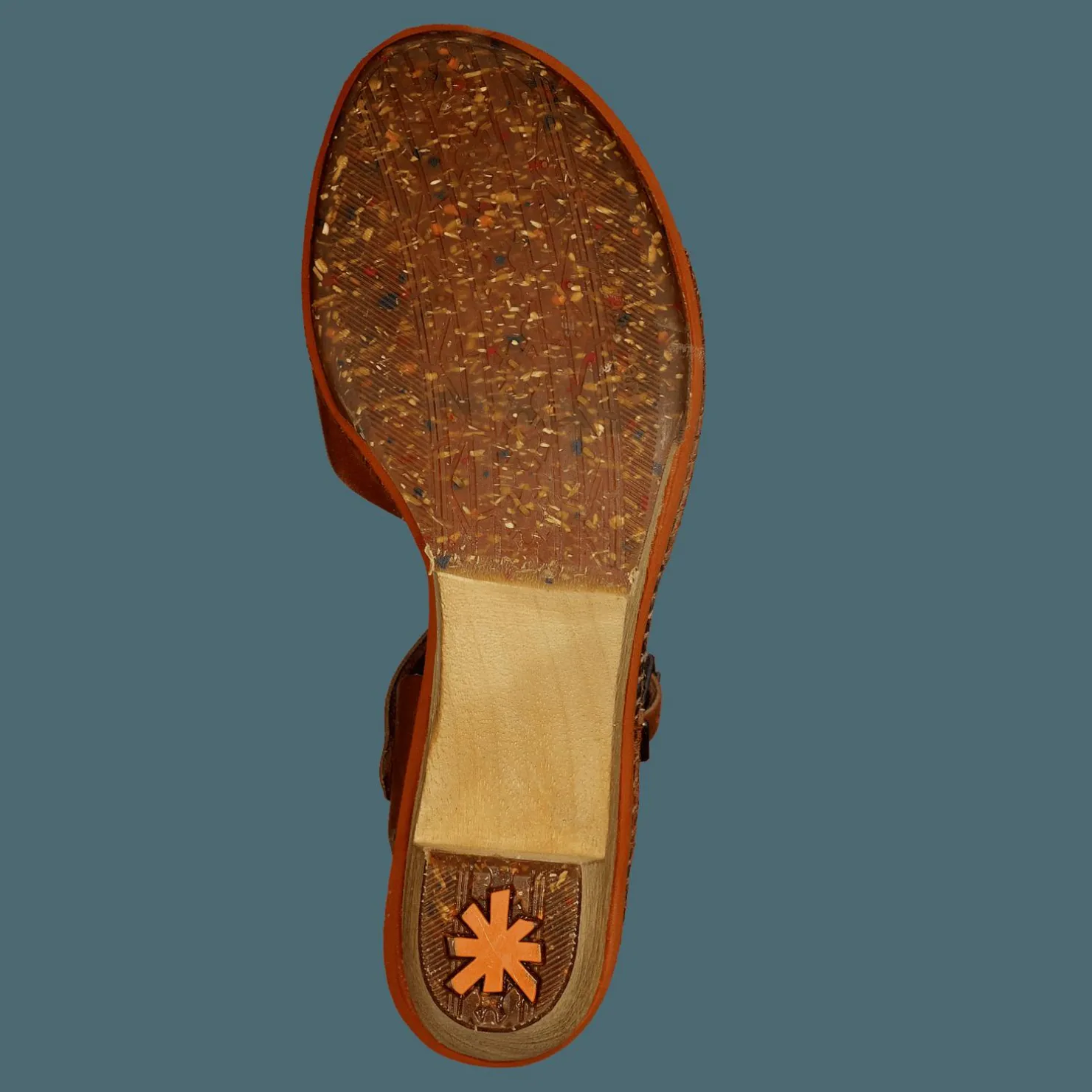 Art Amsterdam 325 Cuero Orange och Brun Clearance
