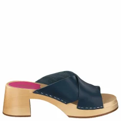 Swedish Hasbeens Anette High Dark Blue Beige och Blå Hot