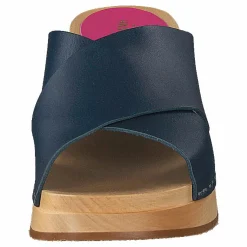Swedish Hasbeens Anette High Dark Blue Beige och Blå Hot