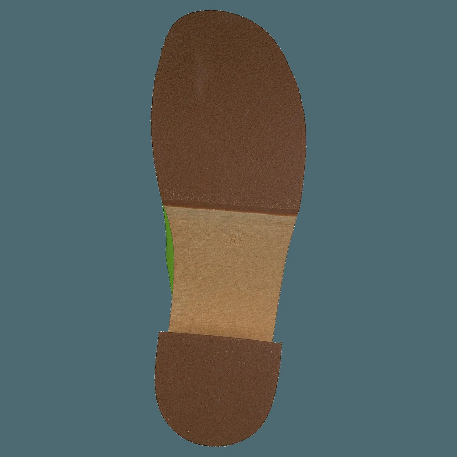Swedish Hasbeens Anette High Neon Yellow Beige och Grön New