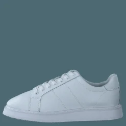Lauren Ralph Lauren Angeline IV Action Leather Sneaker RL White / RL White Vit Clearance