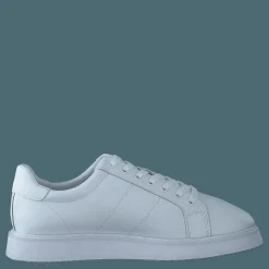 Lauren Ralph Lauren Angeline IV Action Leather Sneaker RL White / RL White Vit Clearance