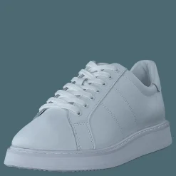 Lauren Ralph Lauren Angeline IV Action Leather Sneaker RL White / RL White Vit Clearance