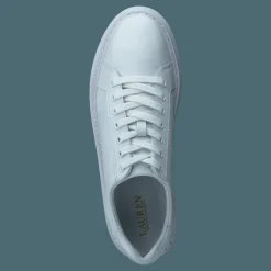 Lauren Ralph Lauren Angeline IV Action Leather Sneaker RL White / RL White Vit Clearance