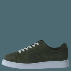 Lauren Ralph Lauren Angeline IV Suede Sneaker Classic Olive Grön Discount