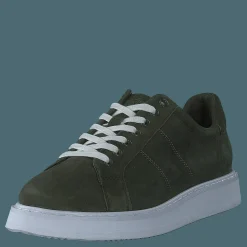 Lauren Ralph Lauren Angeline IV Suede Sneaker Classic Olive Grön Discount