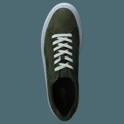 Lauren Ralph Lauren Angeline IV Suede Sneaker Classic Olive Grön Discount