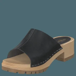 Swedish Hasbeens Ann Low Black Beige och Grå Hot