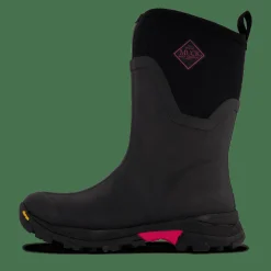 Muckboot Arctic Ice Vibram AG All Terrain BLACK/PINK Svart Clearance